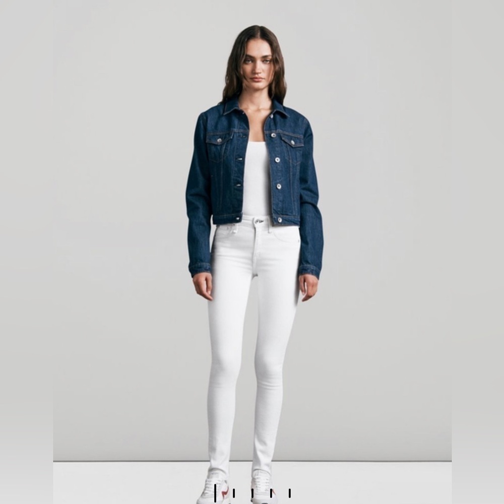 Rag & Bone Clean white, extra soft denim stretch fabric  skinny jeans